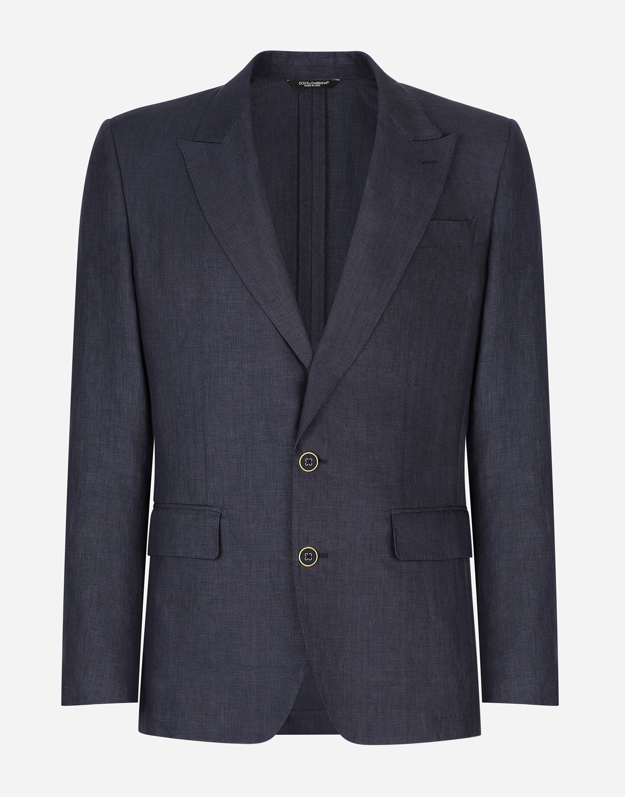 Dolce & Gabbana Linen Sicilia-fit jacket Beige BM2275AO727