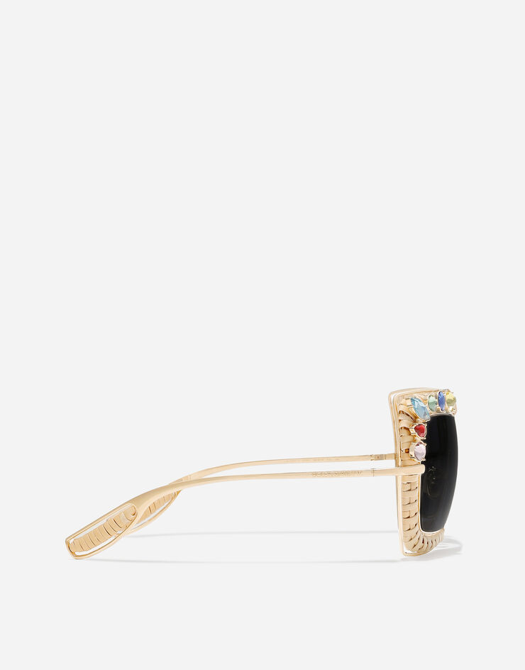 Dolce & Gabbana Sunglasses Rafia Fiori Gold VG2331VM287