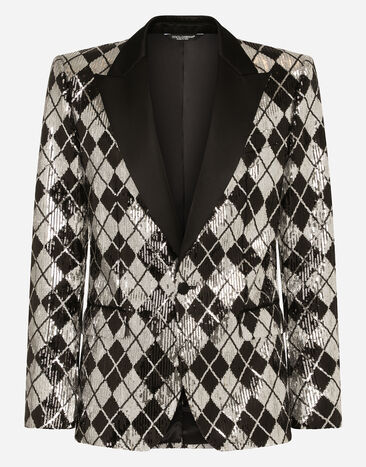 Dolce & Gabbana Sequined Sicilia-fit jacket Multicolor G2SM5THLMZK