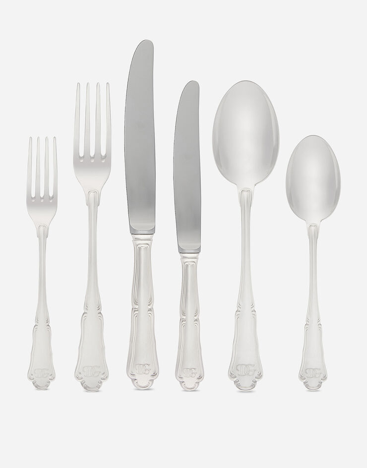 Dolce & Gabbana 6-Piece German Silver Flatware Set スチール TCPS01TCA61