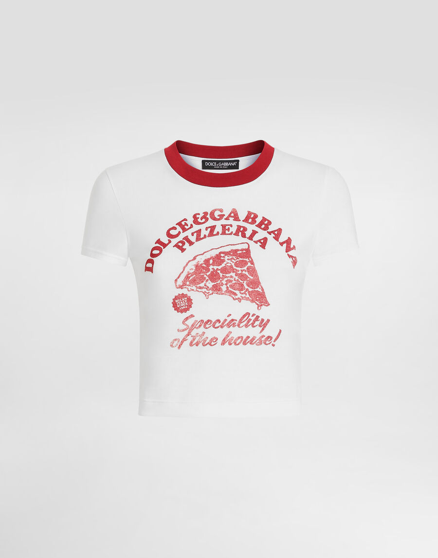 Jersey t-shirt with print