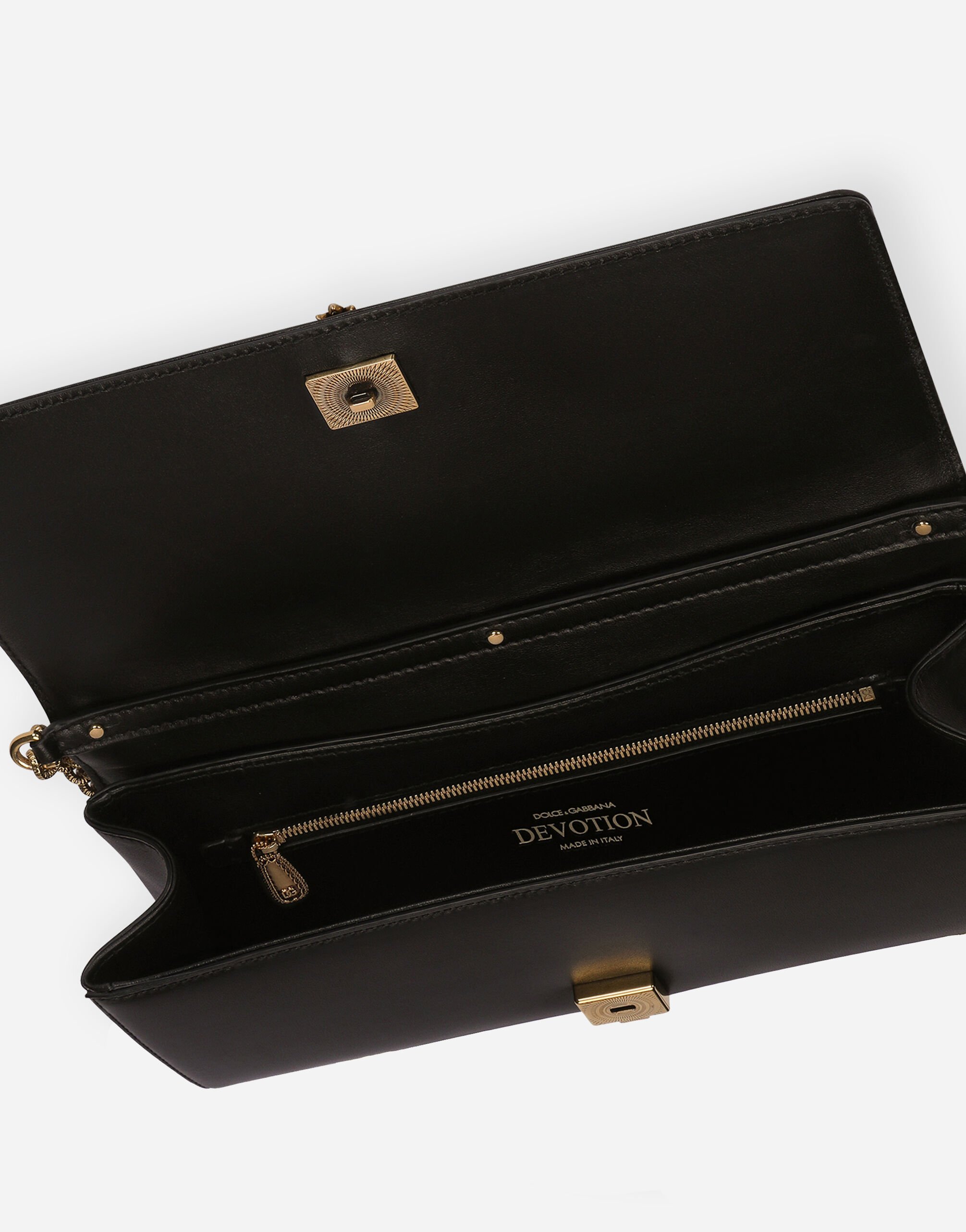 Quilted nappa leather Devotion baguette bag in Black for Women