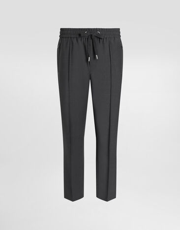 Dolce & Gabbana Wool jogging pants Grey GYACETGK306