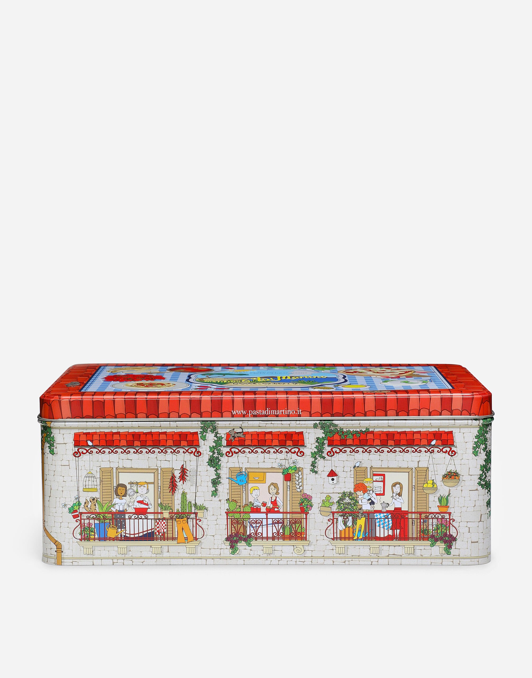 Dolce & Gabbana CASA ITALIANA -  Gift Box made of 4 types of pasta and Dolce&Gabbana apron White CQ0455AY296