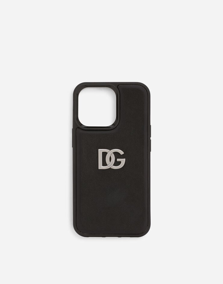 Dolce & Gabbana 小牛皮 iPhone 13 Pro 手机保护套 黑 BP3135AW576