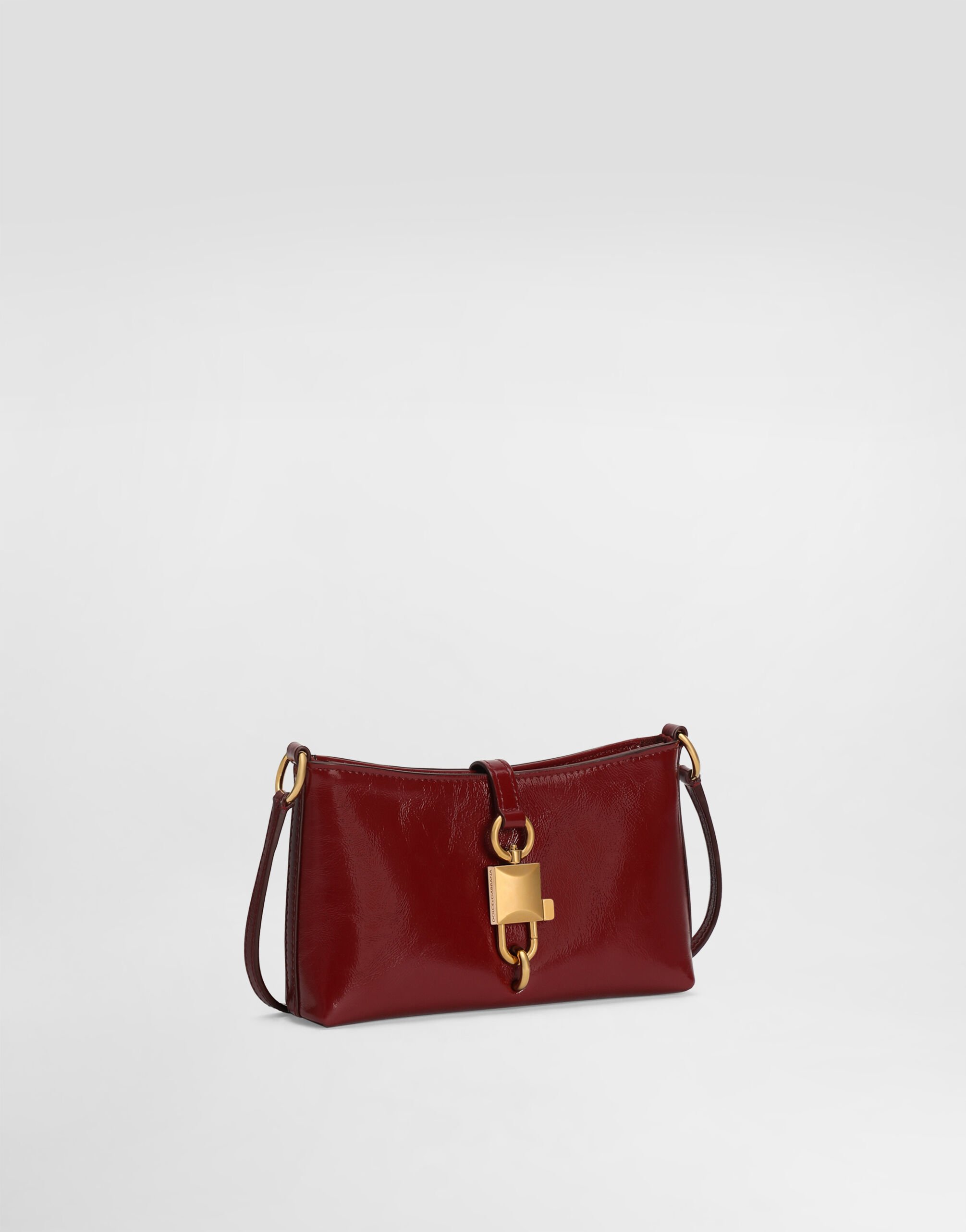 Lock shoulder bag in calfskin in Red for Women | Dolce&Gabbana® US