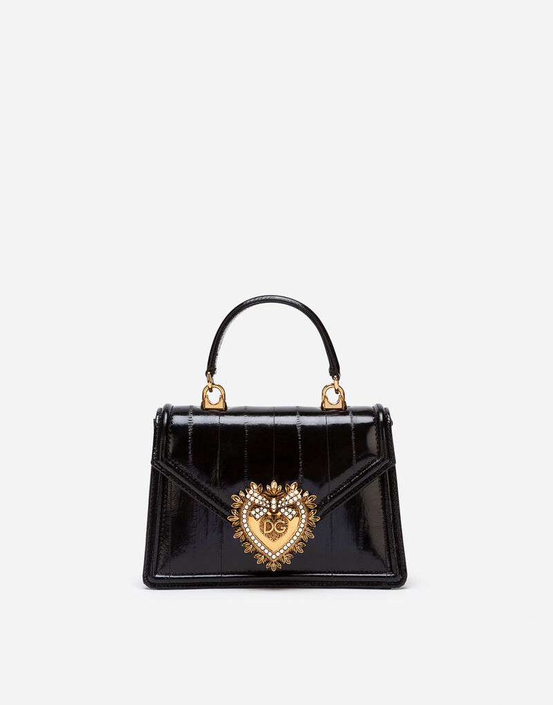 Small Devotion Bag in Eel Black