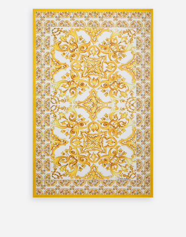 Dolce & Gabbana Majolica-print terry beach towel (114x185) Print O8A54JFSG9R