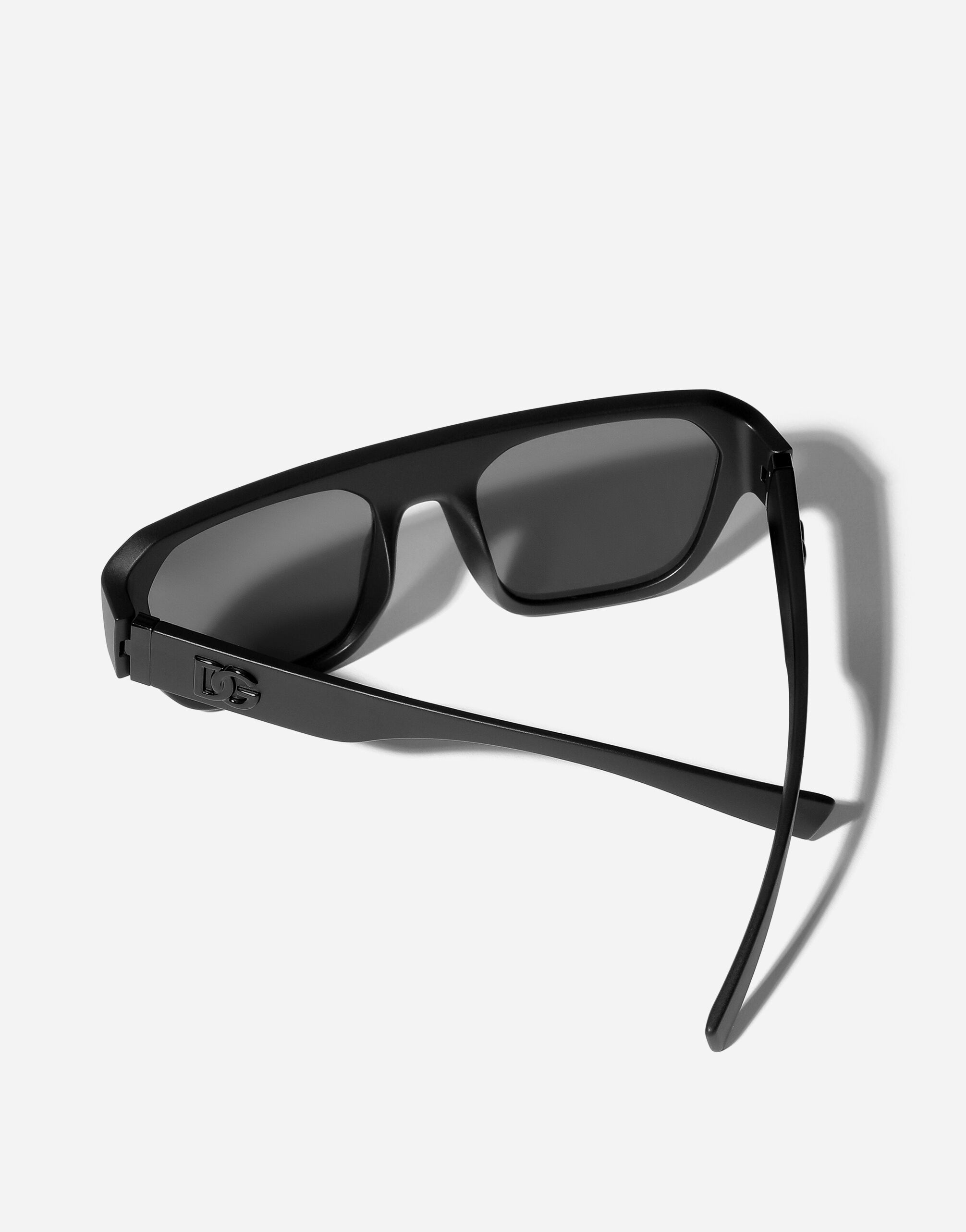 DG Crossed Sunglasses in Matte black for Women | Dolce&Gabbana® US