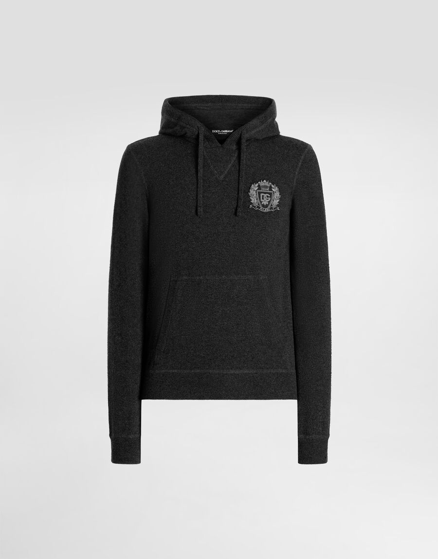 Smooth cashmere sweatshirt