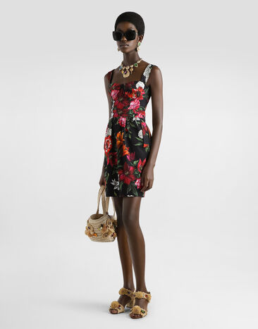 Dolce & Gabbana フラワープリント ドレス プリ F6TZZTFSRQT