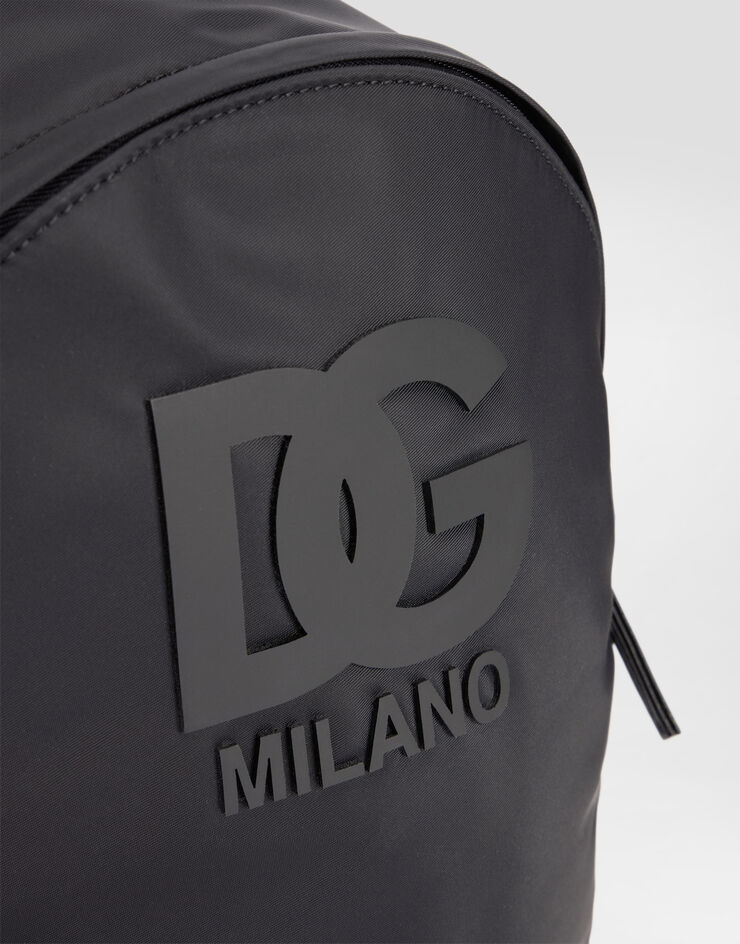 Dolce & Gabbana Nylon backpack with logo Black EM0147A0567
