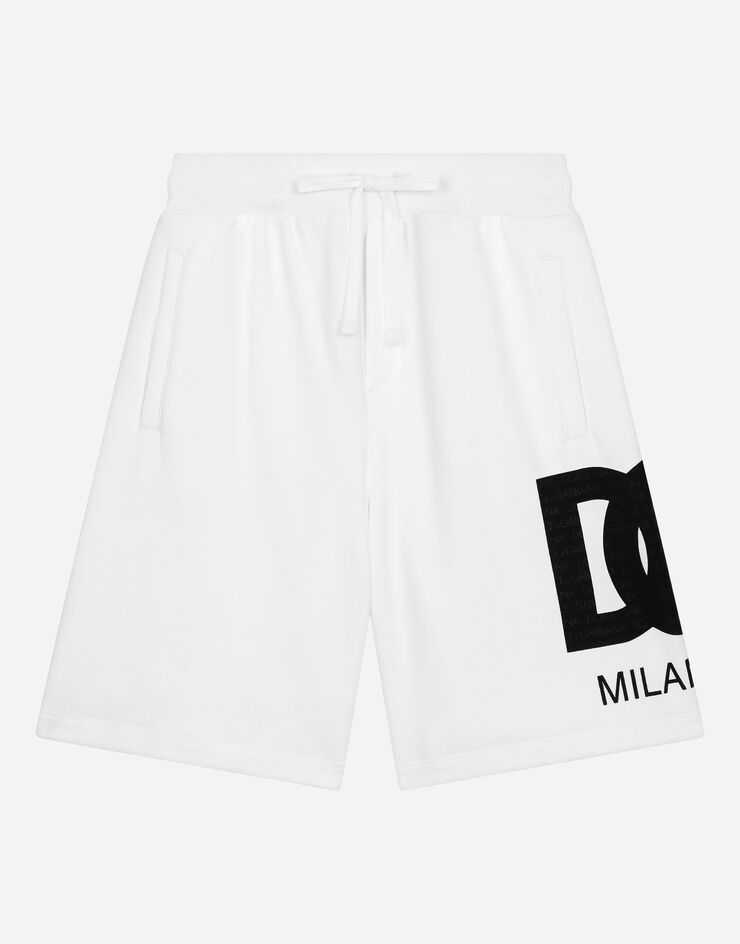 Dolce & Gabbana Jersey jogging shorts Blanco L4JQR4G7L4N