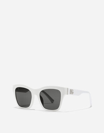 Dolce & Gabbana DG Crossed Sunglasses White VG4512VP287