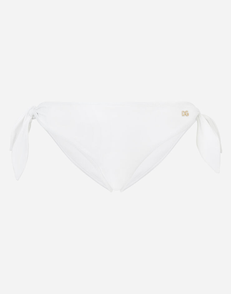 Dolce & Gabbana Tie bikini bottoms White O2A06JFUGA2