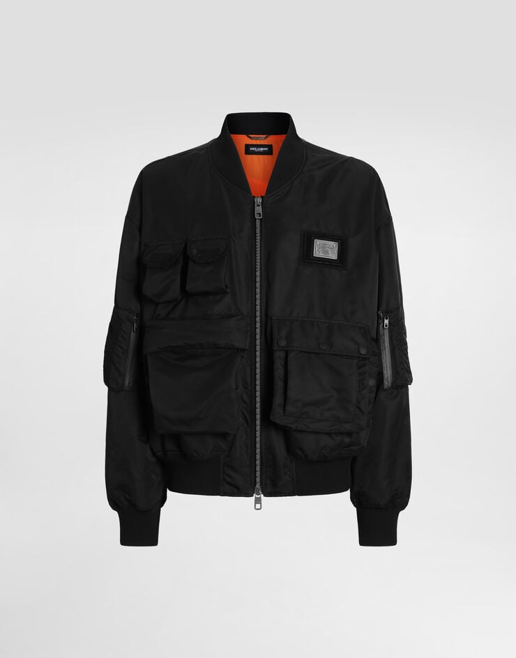 Dolce & Gabbana Nylon gabardine jacket Black G9BZRTFUS3D