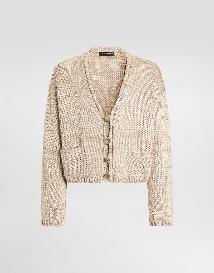 Cotton-linen cardigan