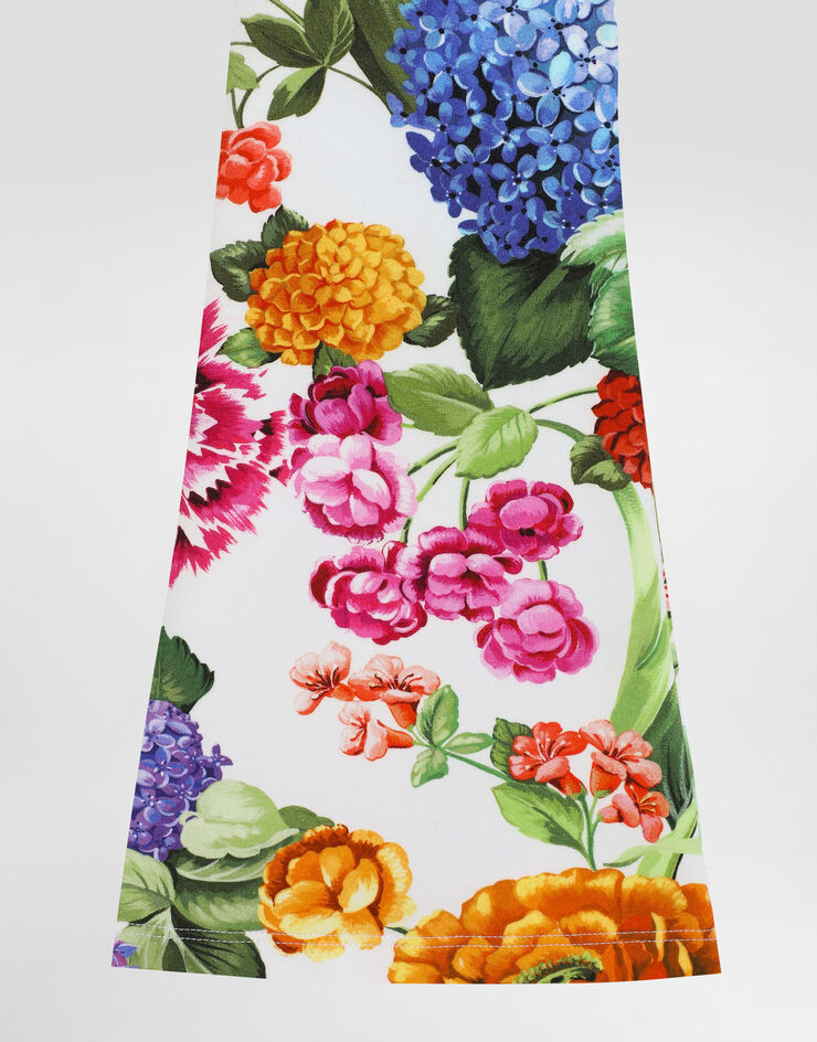 Dolce & Gabbana Interlock pants with floral print Print L5JPD8FSG9W