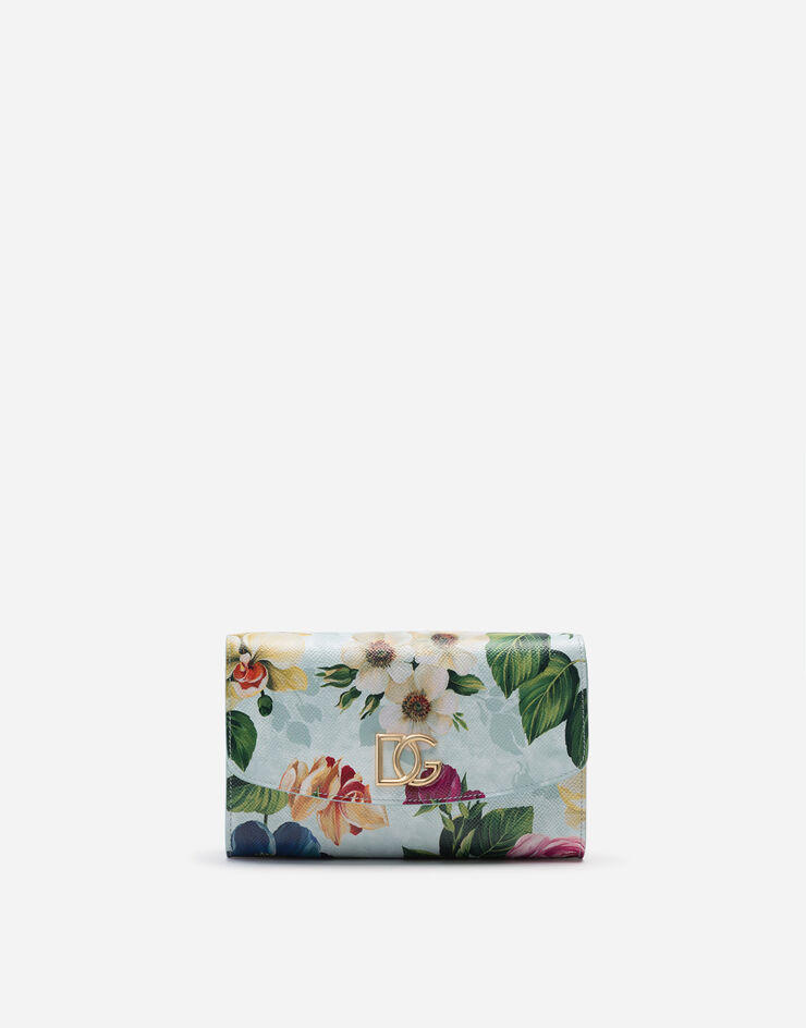 Dolce & Gabbana DAUPHINE CALFSKIN MINI BAG WITH FLORAL PRINT STAMPA FLOREALE BI1275AJ866