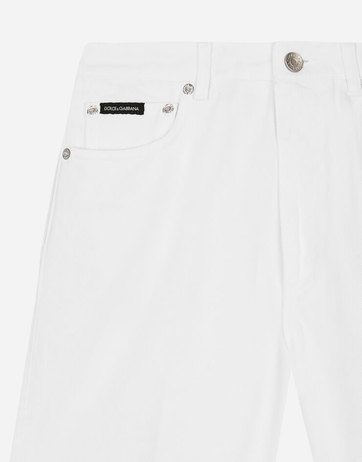 Dolce & Gabbana Schlagjeans aus Denim Mehrfarbig FTC7SDG8KZ4