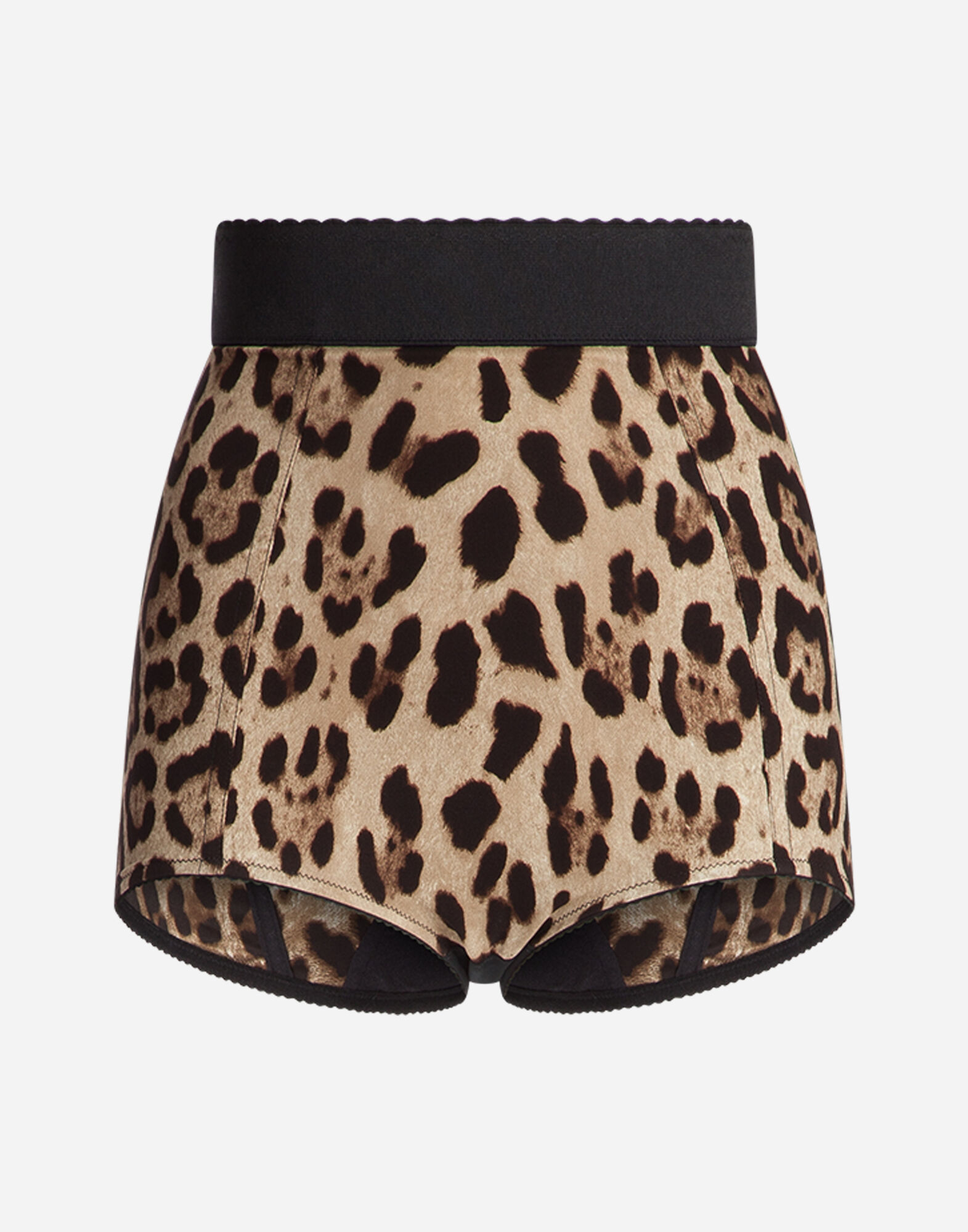 【DOLCE&GABBANA】ハイウエスト レオパードプリント パンツ ハイウエストパンツ キャディ レオパードプリント - レディース
