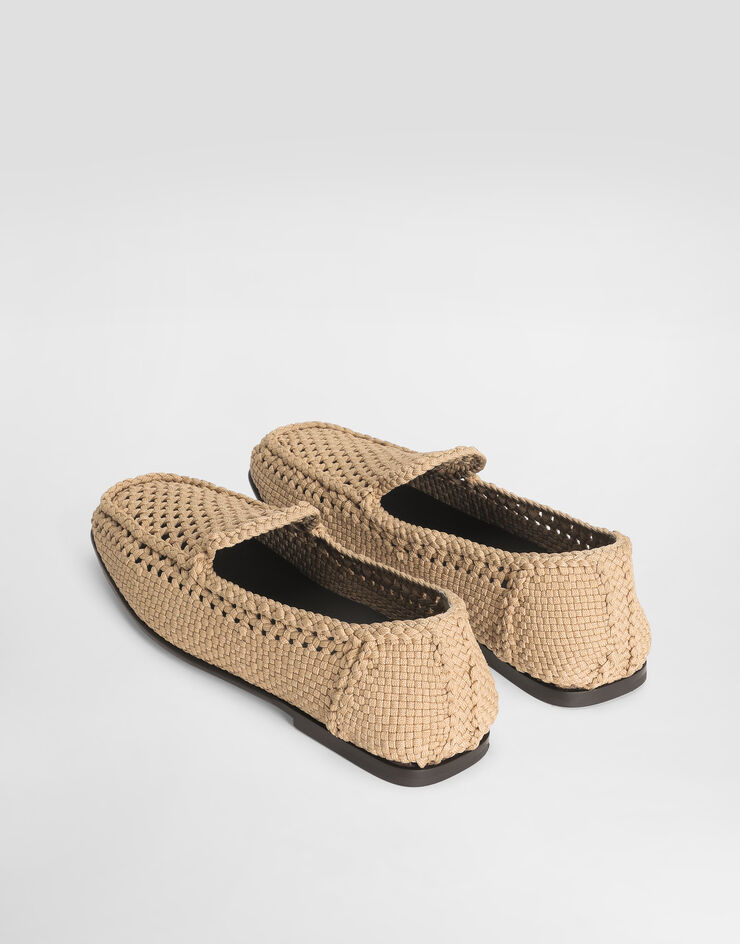 Dolce & Gabbana Crochet slippers Brown A50523AJ183