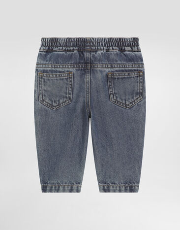 Dolce & Gabbana 5-Pocket-Jeans aus Denim mit Logoetikett  Multicolor L14P83LDD11
