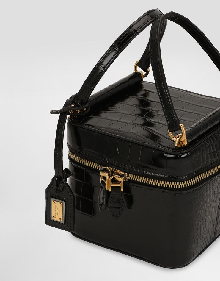Dolce & Gabbana Sicily handbag in alligator leather Black BB7715B2EM0