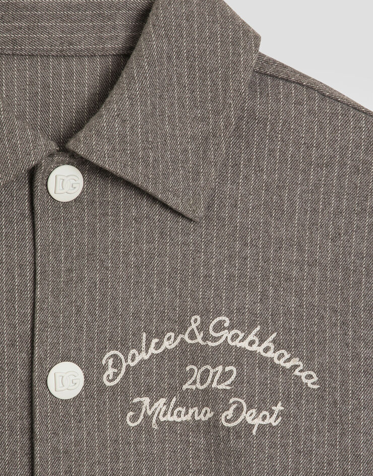 Dolce & Gabbana Pinstripe jacket Multicolor L42B86FURN5