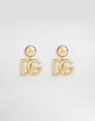 Dolce & Gabbana Orecchini a clips con logo DG Dolce & Gabbana Orecchini a clips con logo DG Gold WEN6P6W1111