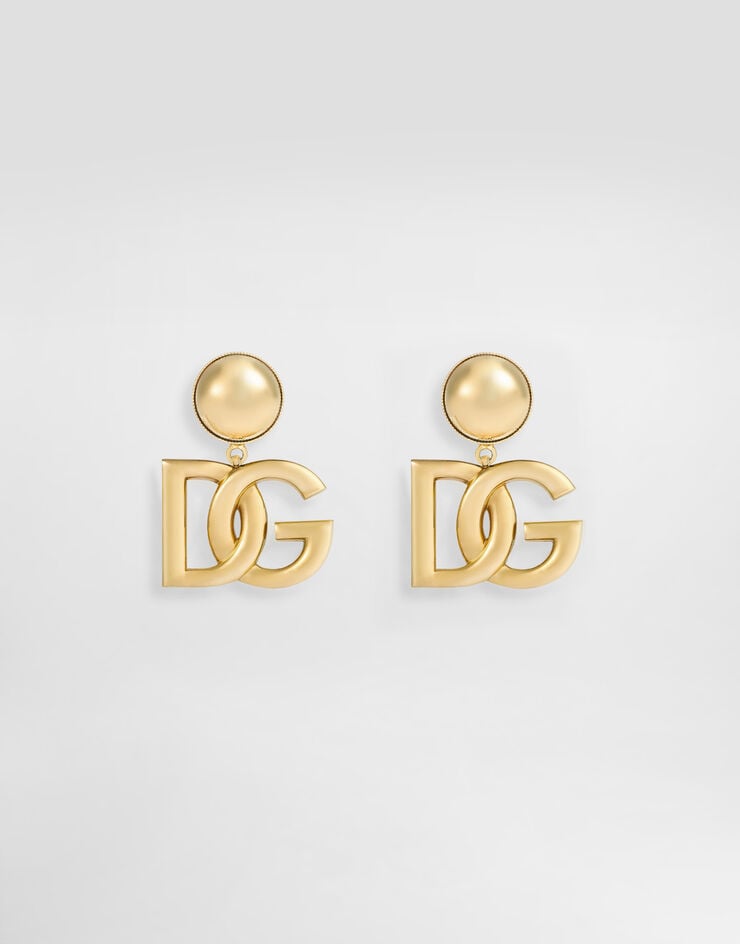 Dolce & Gabbana Boucles d’oreilles clip avec logo DG Dolce & Gabbana Boucles d’oreilles clip avec logo DG Doré WEN6P6W1111