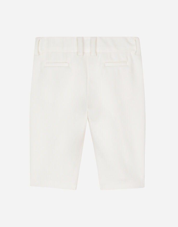 Dolce&Gabbana Pantalón clásico de punto estructurado Blanco L0EGG8HU7OM