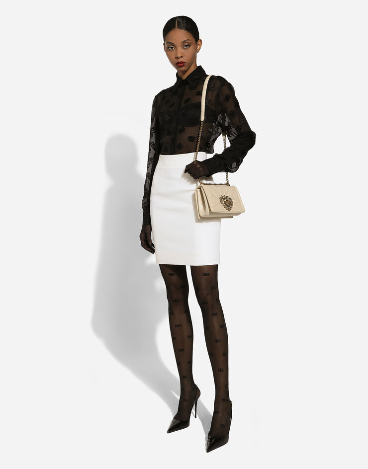 Dolce & Gabbana Medium Devotion shoulder bag Cream BB7158AW437