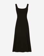 Dolce & Gabbana Calf-length cady dress Print F6ZT0THS5M3