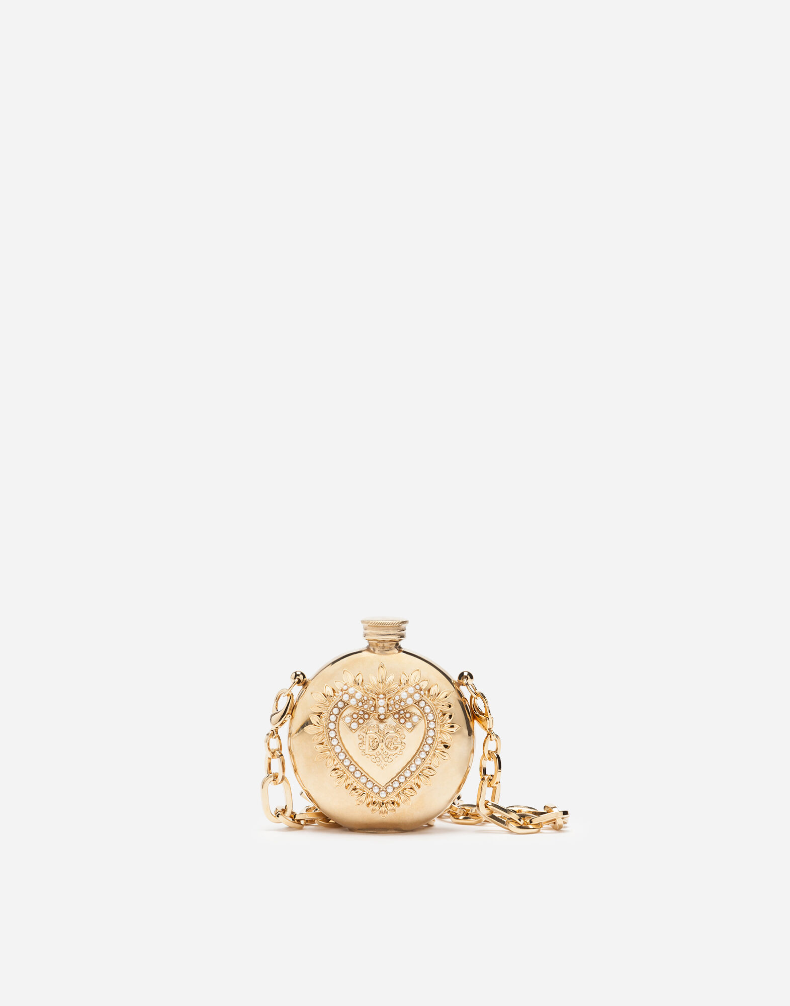 Jewel micro-bag with chain in Gold for Women | Dolce&Gabbana® US