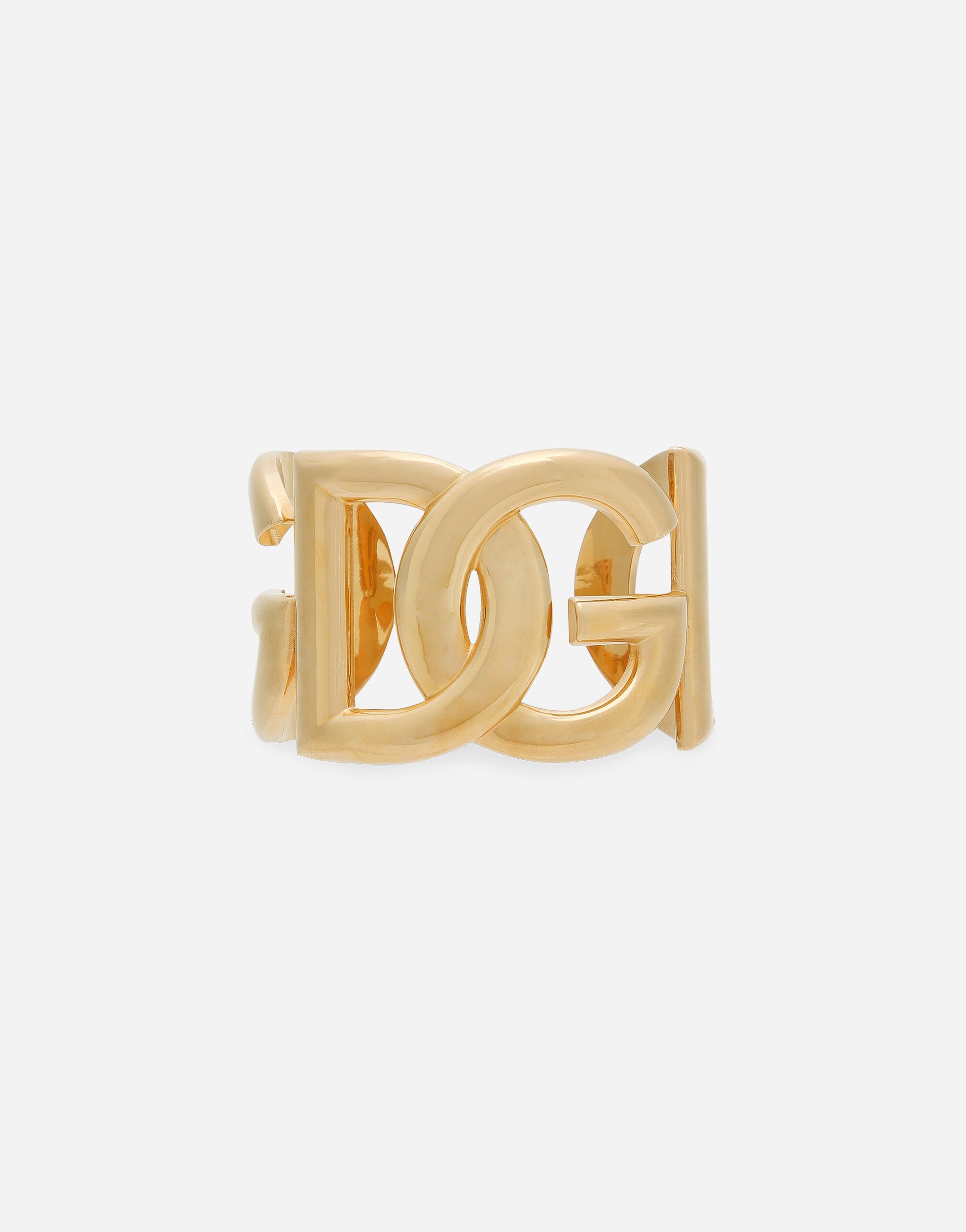 Dolce & Gabbana Rigid bracelet with DG logo Gold WNQ2D4W1111