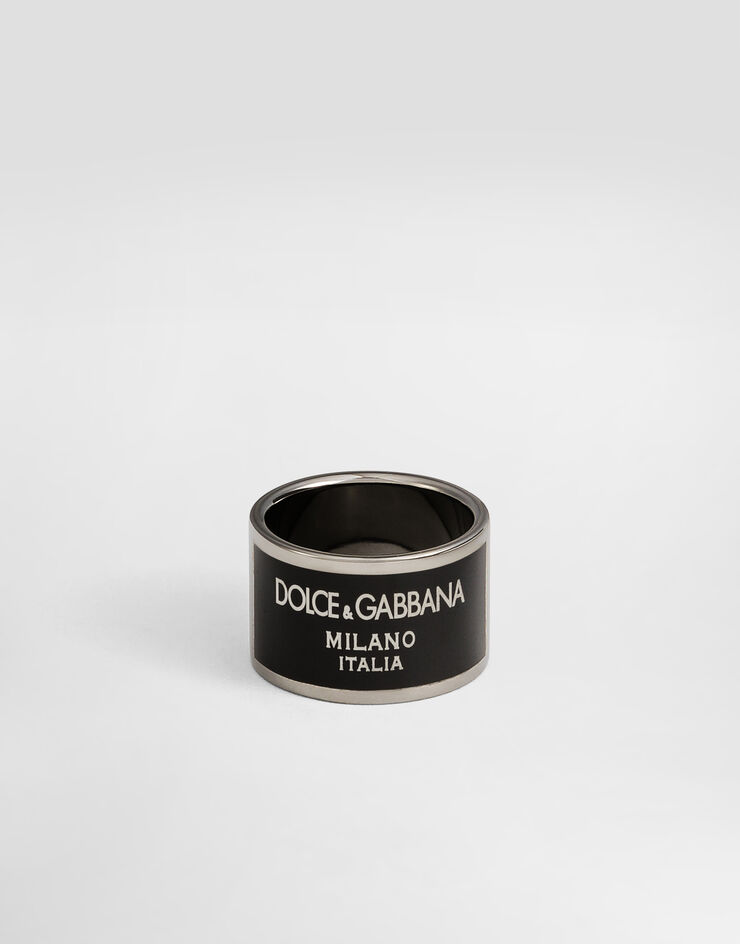 Dolce & Gabbana 메탈 밴드 링 레드 WRR1D1W1111