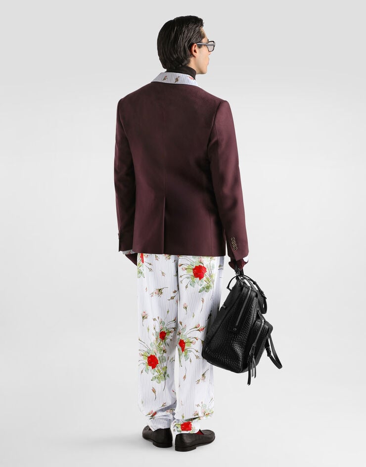 Dolce & Gabbana Small rose-print poplin vanity trousers Dolce & Gabbana Small rose-print poplin vanity trousers GP20ETHS5VP