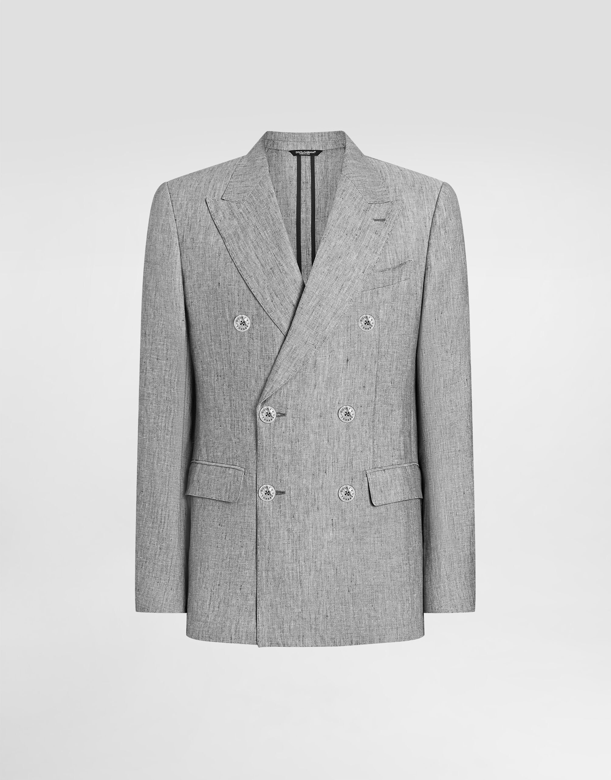 【関税＆送料込み】Dolce & Gabbana Grey Single-Breasted Jac Dolce & Gabbana Jacquard Star Print Two-Piece Suit