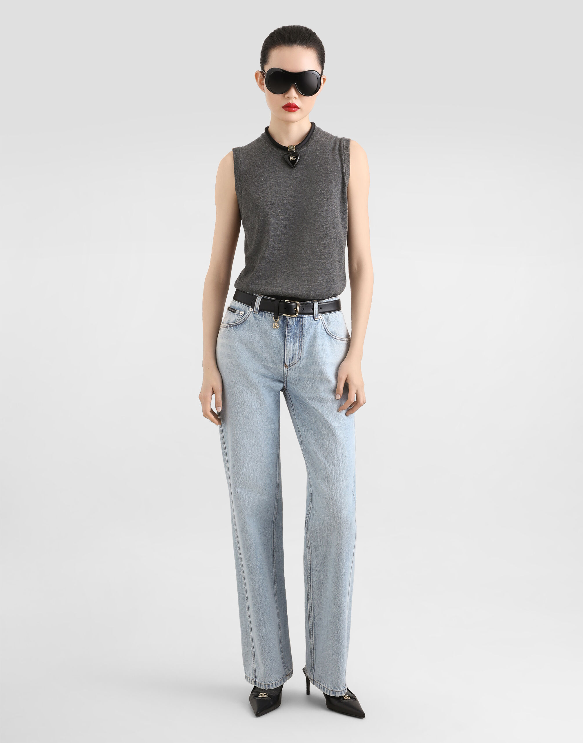 Multicolorのウィメンズ 5-pocket denim trousers | Dolce&Gabbana®