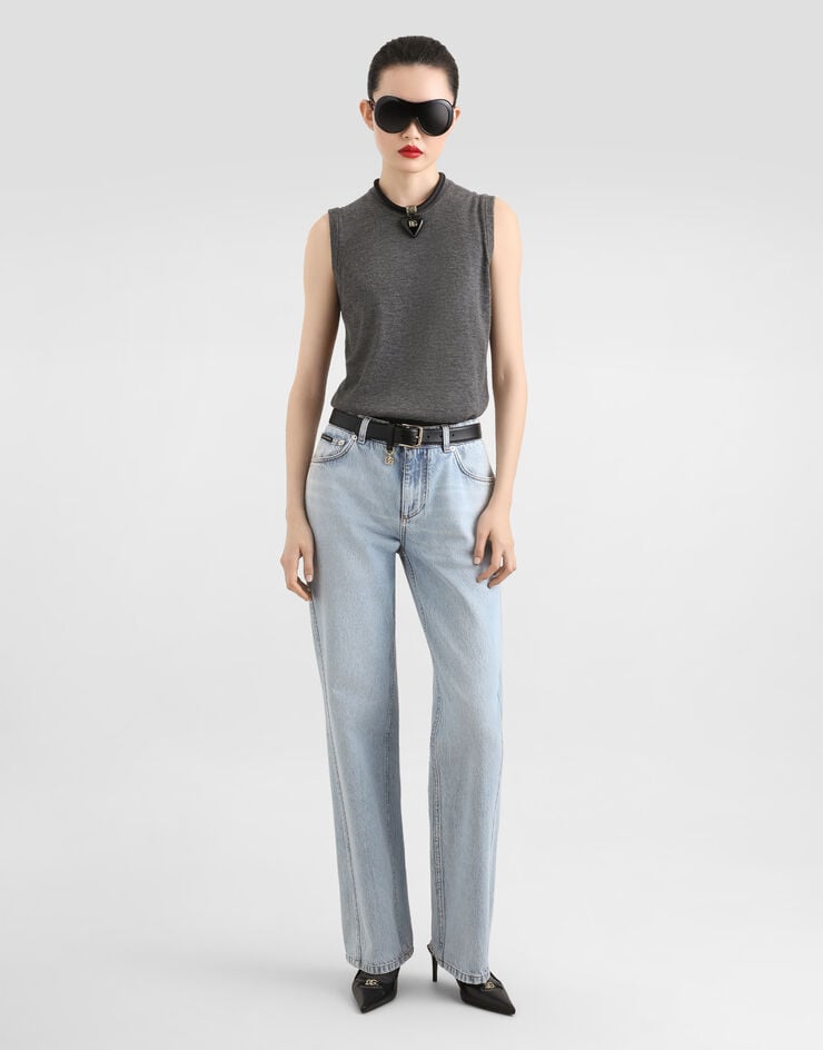 Dolce & Gabbana 5-pocket denim trousers Multicolor FTDCFDG8NQ9