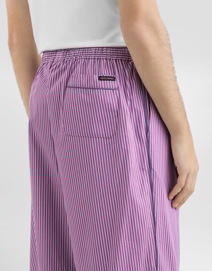 Dolce & Gabbana Striped poplin trousers Multicolor GP18JTFR52M