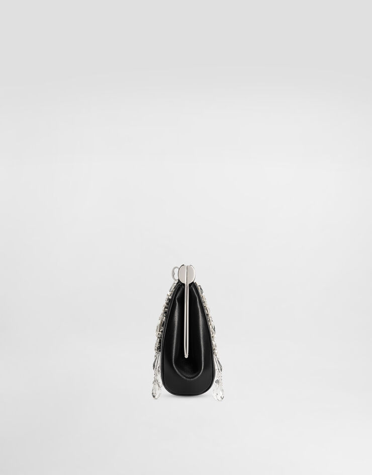 Dolce & Gabbana Crystal embroidered Marlene handbag Black BB7620AX073