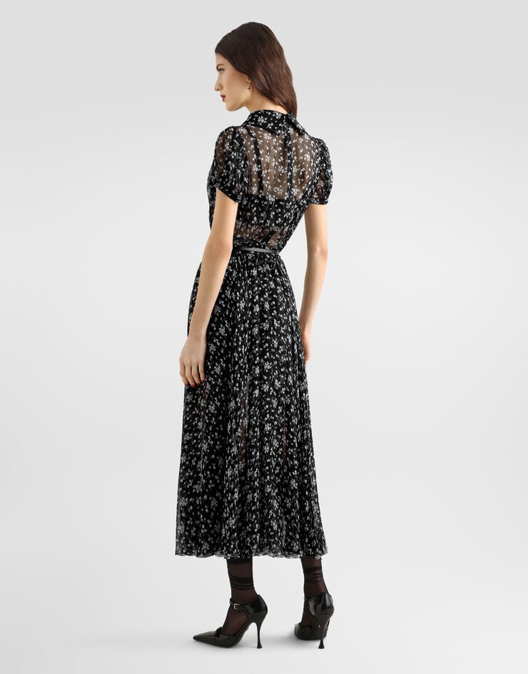 Dolce & Gabbana Floral-print chiffon dress Dolce & Gabbana Floral-print chiffon dress Multicolor F632WTIS169