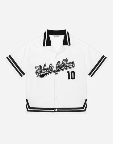 Dolce & Gabbana 패치 장식 포플린 셔츠 인쇄 L4JTHQG7L7H