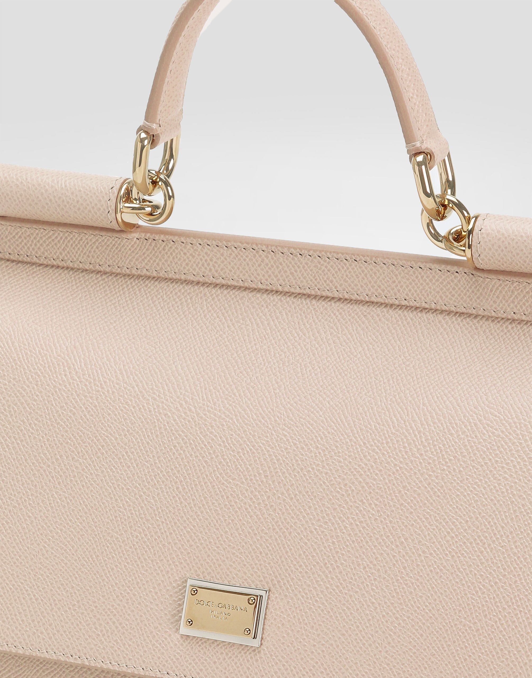 トートバッグ Dolce & Gabbana 'Sicily' large handbag (BB6002B1001 8M417) Large Sicily handbag in Pink for Women | Dolce&Gabbana®