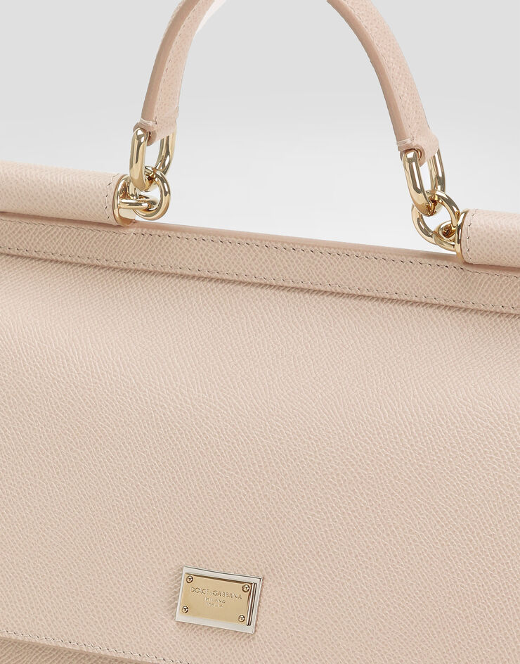 Dolce & Gabbana حقيبة يد Sicily كبيرة وردي BB6002B1001