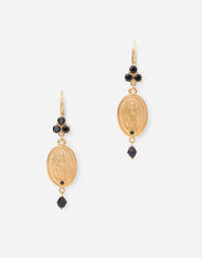Dolce & Gabbana Tradition earrings in yellow 18kt gold with medals Gold WANR2GWMIXD
