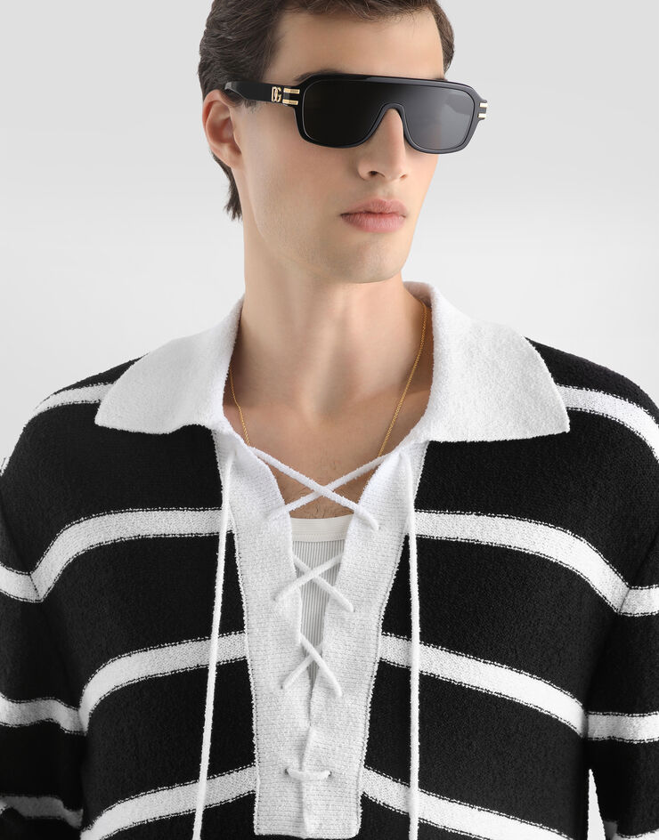 Dolce & Gabbana Jersey panadero a rayas Multicolor GXXB5TJGMEJ