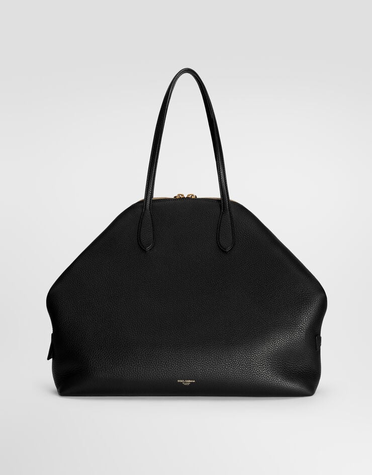 Dolce & Gabbana Sac à épaule Vittoria en cuir de veau Dolce & Gabbana Sac à épaule Vittoria en cuir de veau Black BB7967A0841